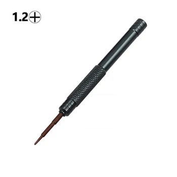 Ручные инструменты Отвертка 105 * 7,4 мм Черная + коричневая Компьютерная разборка для мобильного телефона Прецизионная отвертка для дома 1шт