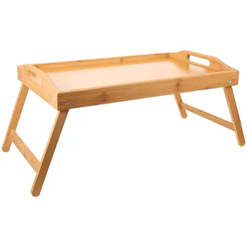 Мини-деревянный стол, Прямоугольный Складной прикроватный столик, Маленький прикроватный столик, Переносной приставной столик, поднос для завтрака, журнальный столик для дома