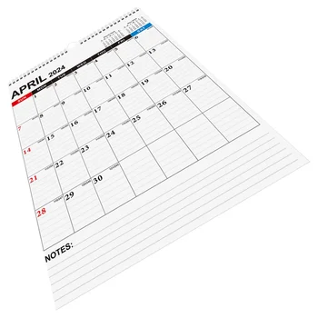 Ежемесячный настенный календарь Календарь планирования праздников Английский Ежедневный календарь для офиса