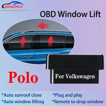 OBD Автоматический доводчик окон автомобиля для Volkswagen VW Polo 2013-2018, Модульная система открывания и закрывания люка стеклянной двери автомобиля
