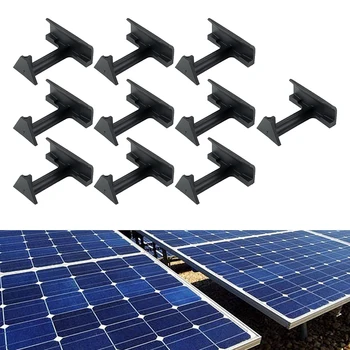 10шт солнечных панелей, клипсы для отвода воды, Фотоэлектрические модули, клипсы для слива воды, Клипса для солнечных батарей и источников питания