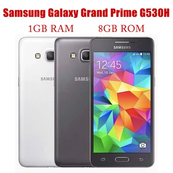 Samsung Galaxy Grand Prime G530 G530H Сотовый Телефон Ouad Core С Двумя Sim-картами, 1 ГБ Оперативной памяти, 5,0-дюймовый Сенсорный Экран, Разблокированный Оригинальный Смартфон