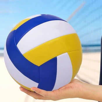 № 5 Волейбол Соревнования по волейболу с воздухонепроницаемым мячом Профессиональные мягкие командные виды спорта Водонепроницаемый 20,5 см для пляжа