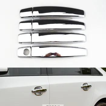 Для Chevrolet Cruze 2009-2014 ABS Хромированная Крышка Дверной Ручки Внешняя Наклейка На Ручку Для Chevy Cruze