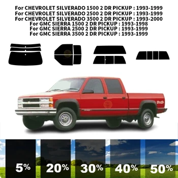 Предварительно Обработанная нанокерамика car UV Window Tint Kit Автомобильная Оконная Пленка Для CHEVROLET SILVERADO 3500 2 DR PICKUP 1993-2000