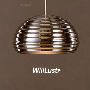 willlustr алюминиевый подвесной светло-серый серебристый алюминиевый абажур столовая отель Splugen Brau подвесной светильник подвесное освещение