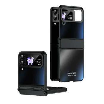 Противоударный Чехол для Samsung Galaxy Z Flip 4 Flip4 5G Flip3 Flip5 Flip 3 5 5G Zflip4 Zflip3 Матовая Защитная Крышка