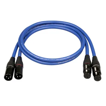 AVplay AV-0802 Hi-Fi Аудиофильский кабель высокого качества XLR-XLR Balance CANNON Cable 4N Cooper Core 1 м 1,5 м 2,0 м 3 м 4 м 5 м 6 м