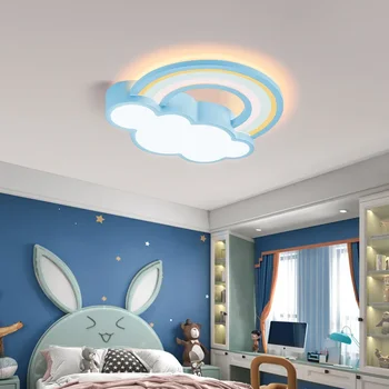 Светодиодный потолочный светильник rainbow light мультяшное украшение детской комнаты, спальни, потолочный светильник, классный зал, освещение детского сада