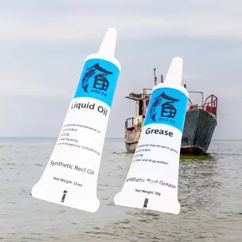 1 комплект DEUKIO Smooth Reel Oil Grease Легкая смазка для рыболовных катушек портативная технологическая капельная смазка для рыболовных катушек Масло для рыбалки