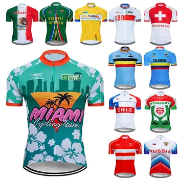 Майка Национальной команды 2023 по велоспорту MTB, мужская майо с коротким рукавом, Велосипедная одежда, Летняя быстросохнущая рубашка, Снаряжение для горных велосипедов.