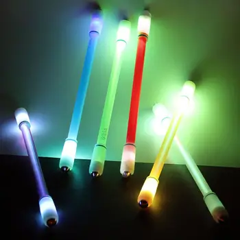 Вращающаяся ручка со светодиодной подсветкой со вспышкой, играющая в игру для детей, детская игрушка