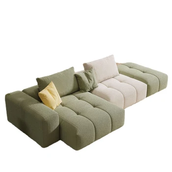 YY Дизайнерская небольшая квартира, современный Простой итальянский диван из латекса в тон