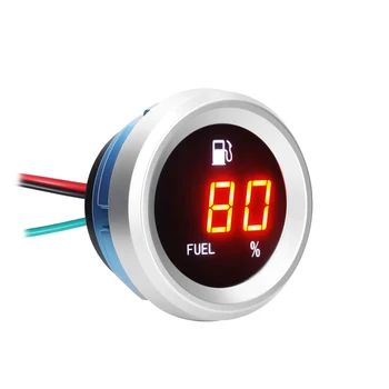 Цифровой датчик уровня топлива с мигающей сигнализацией Автомобильный измеритель уровня топлива 9-35 В Тестер уровня топлива для автомотоцикла