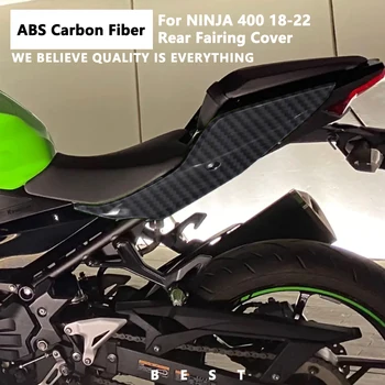 Крышка бокового обтекателя заднего сиденья, панель капота, Аксессуары для мотоциклов, модифицированные для Kawasaki NINJA 400, 2018-2022 Краска из углеродного волокна