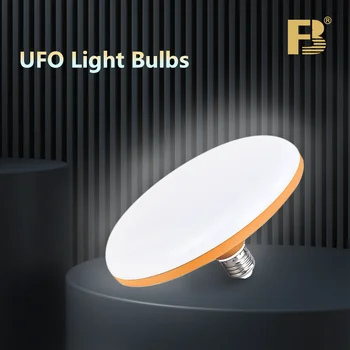Лампочки FB UFO E27 Led Лампа 15 Вт 20 Вт 40 Вт 50 Вт 60 Вт 70 Вт Крытый Холодный Белый Свет для Домашней Кухни Гостиной Гаражного Освещения