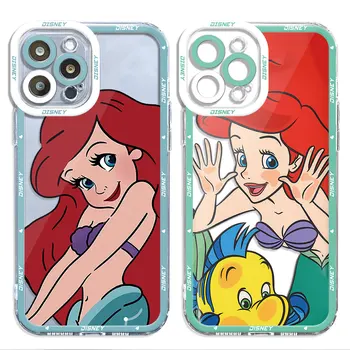 Ariel Princess Coque Прозрачный Силиконовый Чехол для Xiaomi Mi 11T Pro 11 Lite Poco X3 NFC X4 Pro M3 Cover Disney