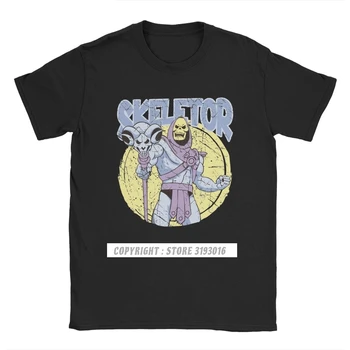 Прямая поставка, мужские футболки Skeletor He-Man Of The Universe, футболки Skeletor с героями мультфильмов 80-х годов She-Ra Beast