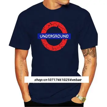 Новая Модная мужская футболка 2023 года London Metro UK Underground Потертая рубашка