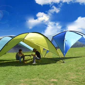Большая палатка с навесом из мешков с песком - Удобное Пляжное укрытие и легкий козырек от солнца