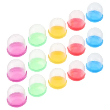 50шт Наполняемые шарики для торгового автомата, пластиковые шарики, игрушки для скручивания шариков (разноцветные)