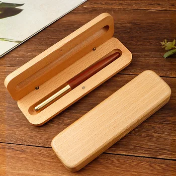 10шт Деревянная коробка для ручек, пенал для ручек, пенал для студенческого офиса, подарочная упаковочная коробка