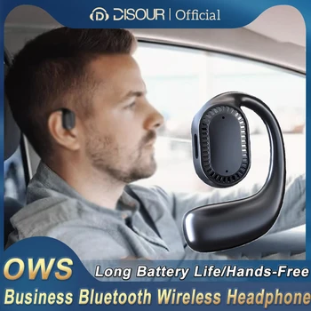 Беспроводные Bluetooth-наушники с шумоподавлением OWS, Ушной крючок, Гарнитура Business Drive Hands-Free, Сверхдлинный срок службы батареи, Наушники