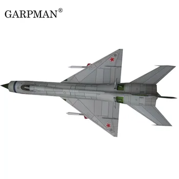 3D Бумажная модель российского истребителя МИГ Е-152 A Fin