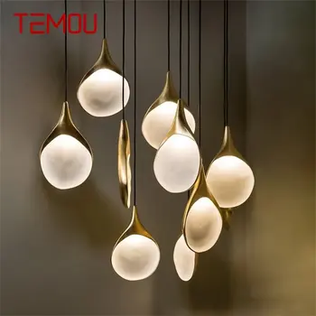 Подвесной светильник TEMOU Postmodern Креативные светодиодные подвесные светильники Современное декоративное освещение Столовая Гостиная Люстра
