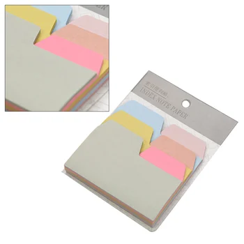 6-цветные этикетки, липкие заметки, самоклеящиеся блокноты для заметок, 6-цветные бумажные указатели, наклейки