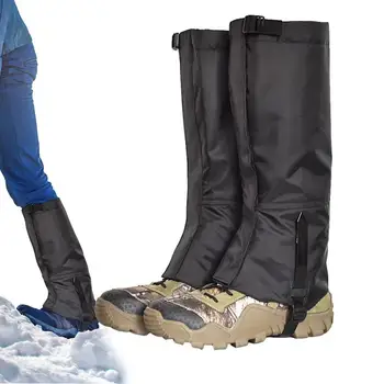 Гетры для скалолазания, 2 шт., износостойкие зимние гетры для спортивной обуви, гибкие щитки для защиты от укусов змей, многофункциональные