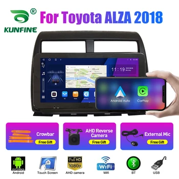 10,33 Дюймов Автомобильный Радиоприемник Для Toyota ALZA 2018 2Din Android Восьмиядерный Автомобильный Стерео DVD GPS Навигационный Плеер QLED Экран Carplay