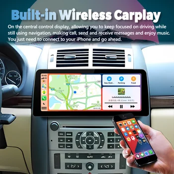 12,3-дюймовый автомобильный видеоплеер с экраном 1920*720, стерео для Peugeot 407 2004-2010 Android 12, Мультимедийное головное устройство Carplay с GPS