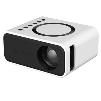1 комплект Wifi Мини-проектор YT300 Светодиодный проектор Портативный домашний кинотеатр USB Беспроводной экран синхронизации US Plug A