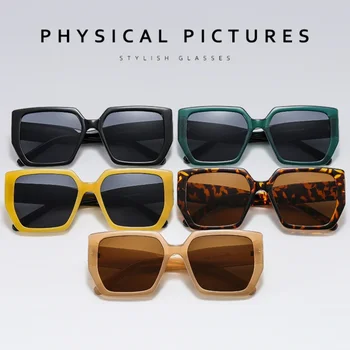 Новые солнцезащитные очки Модные солнцезащитные очки ярких цветов Очки в европейском и американском стиле для мужчин и женщин