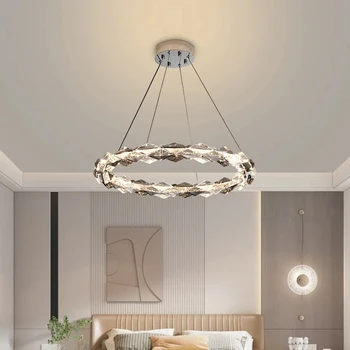 Новое поступление хрустальных люстр для столовой, гостиной, спальни, светодиодных светильников