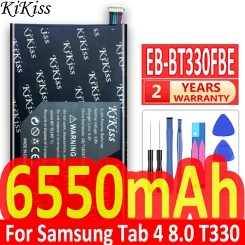 Аккумулятор большой Емкости 6550 мАч Для Samsung GALAXY Tab 4 8.0 SM T330 SM T331 T331C T335 Tablet Литий-ионный Полимерный Аккумулятор EB-BT330FBE