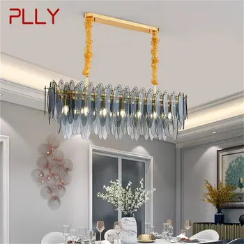 Прямоугольная подвесная люстра PLLY, домашний светодиодный светильник в стиле постмодерн для гостиной, столовой