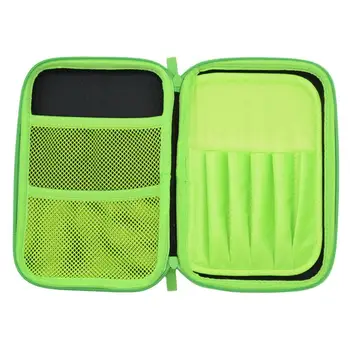Зеленый пенал для мальчиков, милый органайзер для школьных принадлежностей, классная зеленая коробка для ручек, сумка-держатель на молнии для детских школьных принадлежностей