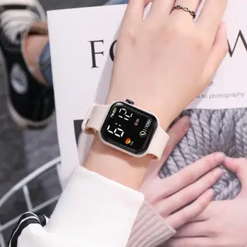 Цифровые смарт-спортивные часы Женские часы цифровые светодиодные электронные наручные часы для фитнеса Мужские детские часы hodinky