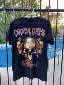 Мужская футболка, винтажная футболка Cannibal Corpse Wretched Spawn