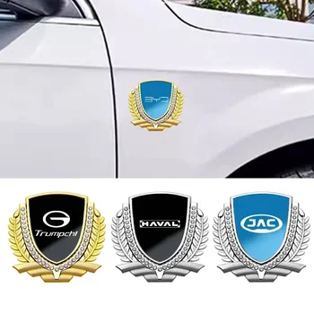 3D Металлические Наклейки На Кузов Автомобиля Пользовательские Значки Аксессуары Для Украшения Автостайлинга Renault DACIA Kadjar Twingo Clio Fluence Scenic